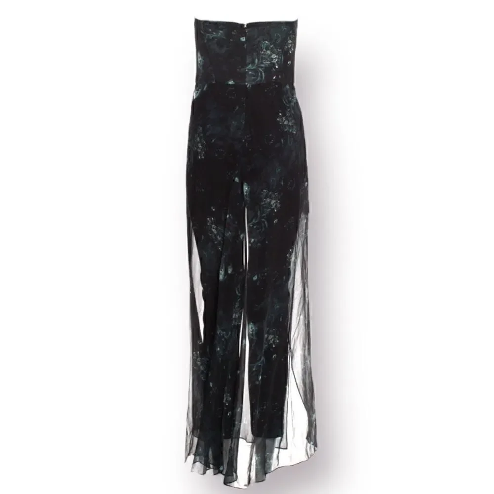HAUTE HIPPIE Silk Printed Jumpsuit |Size: XS | US 2|